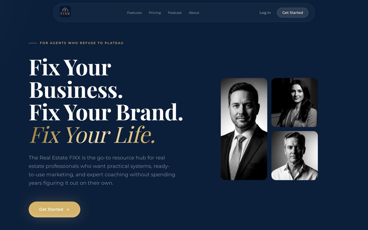 The Real Estate Fixx website